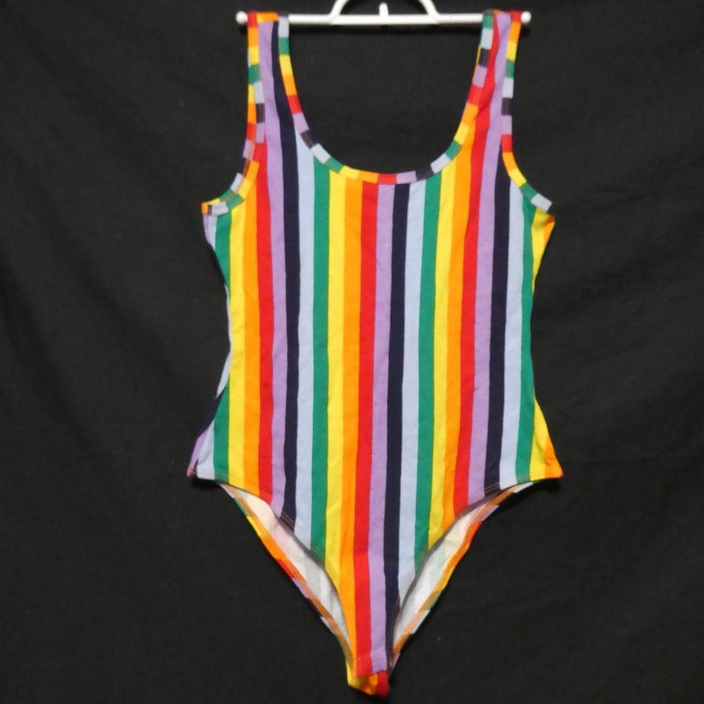BLUENOTES medium striped bodysuit BNWT